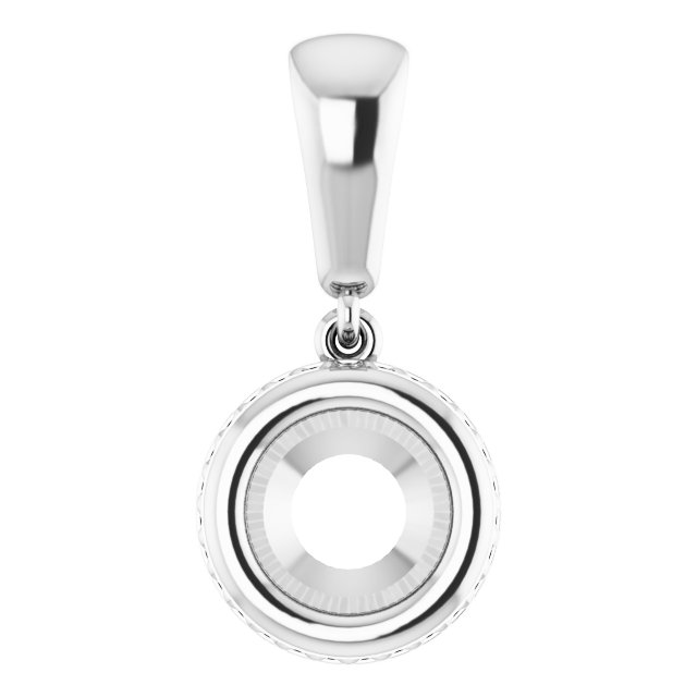 Bezel-Set Solitaire Pendant
