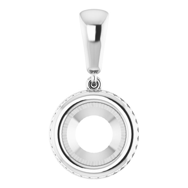 Bezel-Set Solitaire Pendant