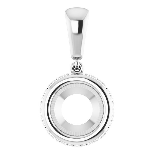 Bezel-Set Solitaire Pendant