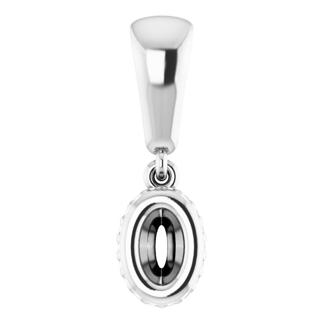 Bezel-Set Solitaire Pendant