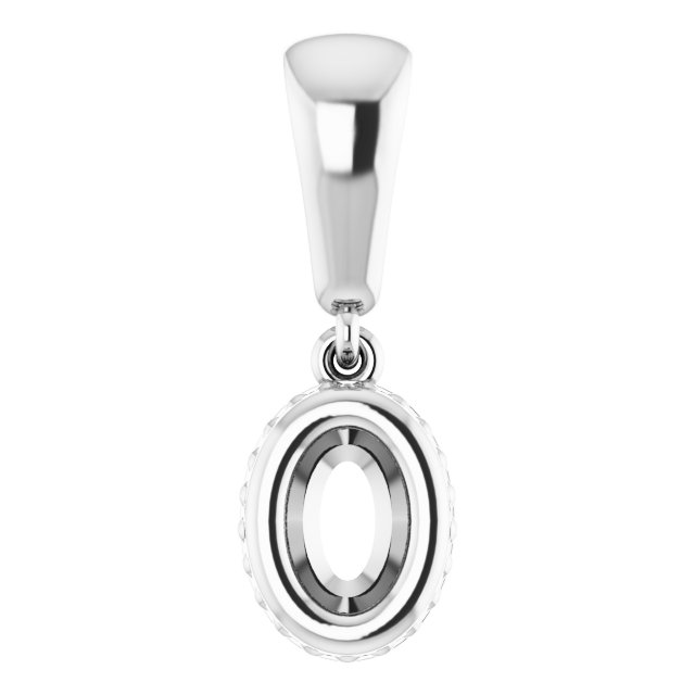 Bezel-Set Solitaire Pendant