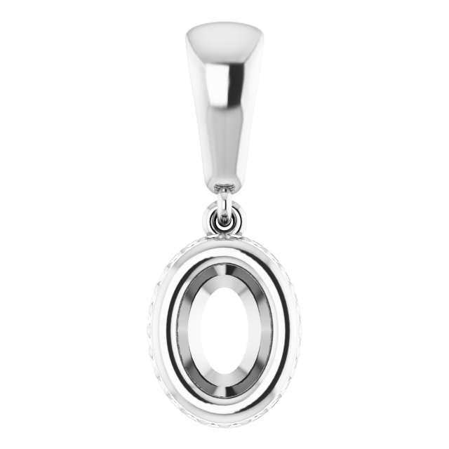 Bezel-Set Solitaire Pendant