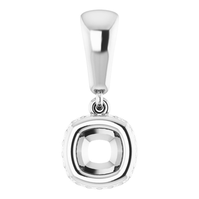 Bezel-Set Solitaire Pendant