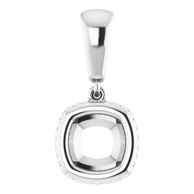 Bezel-Set Solitaire Pendant