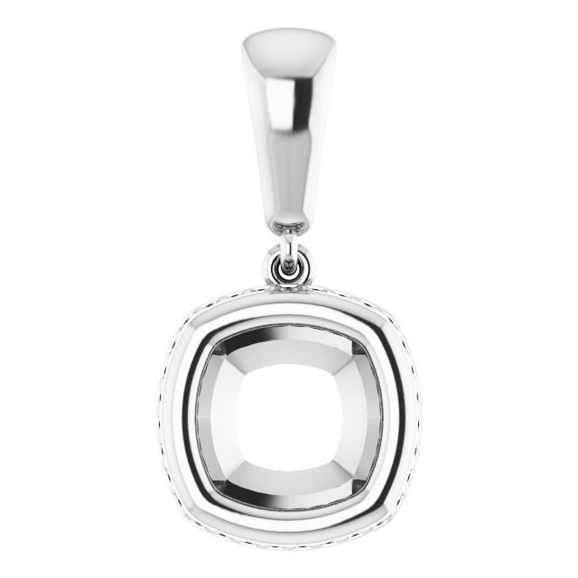 Bezel-Set Solitaire Pendant