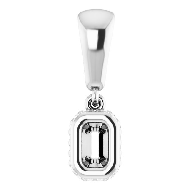 Bezel-Set Solitaire Pendant