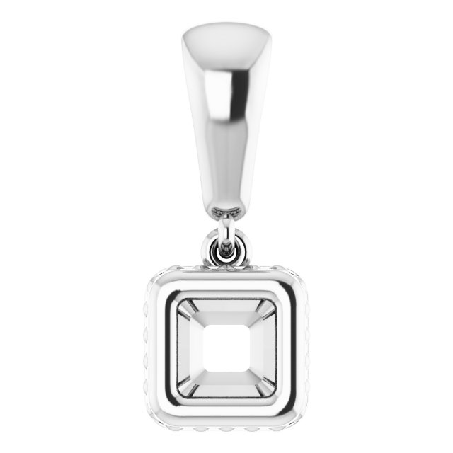 Bezel-Set Solitaire Pendant
