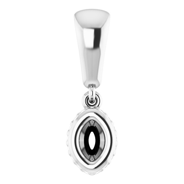 Bezel-Set Solitaire Pendant