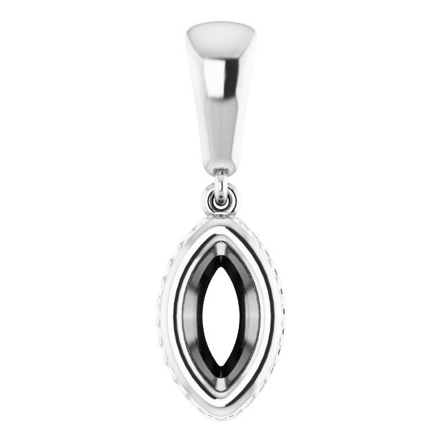 Bezel-Set Solitaire Pendant