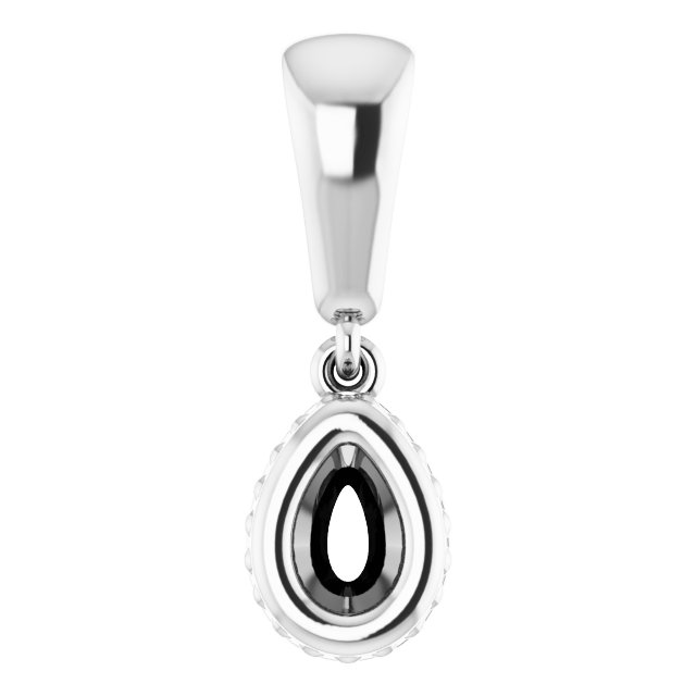 Bezel-Set Solitaire Pendant