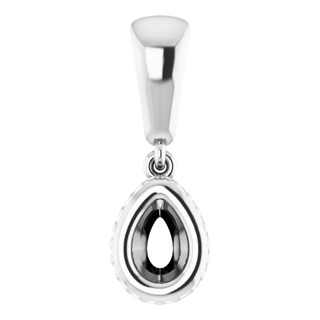 Bezel-Set Solitaire Pendant