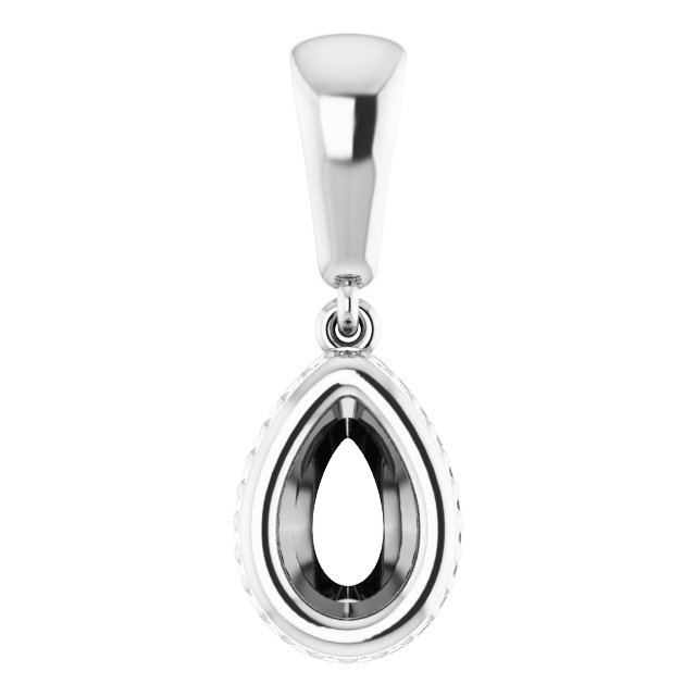 Bezel-Set Solitaire Pendant