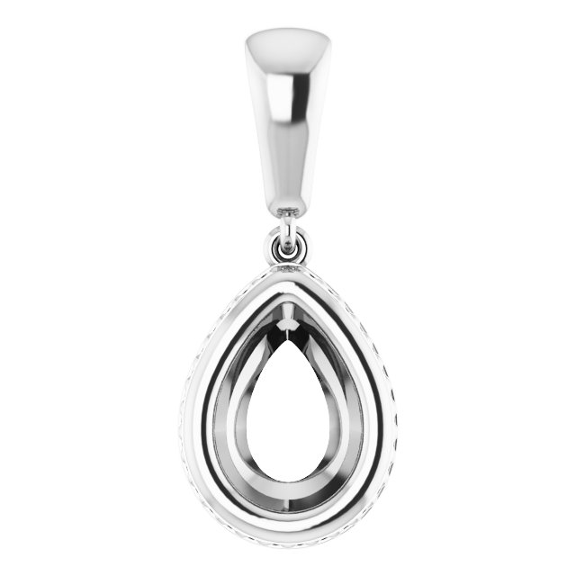 Bezel-Set Solitaire Pendant