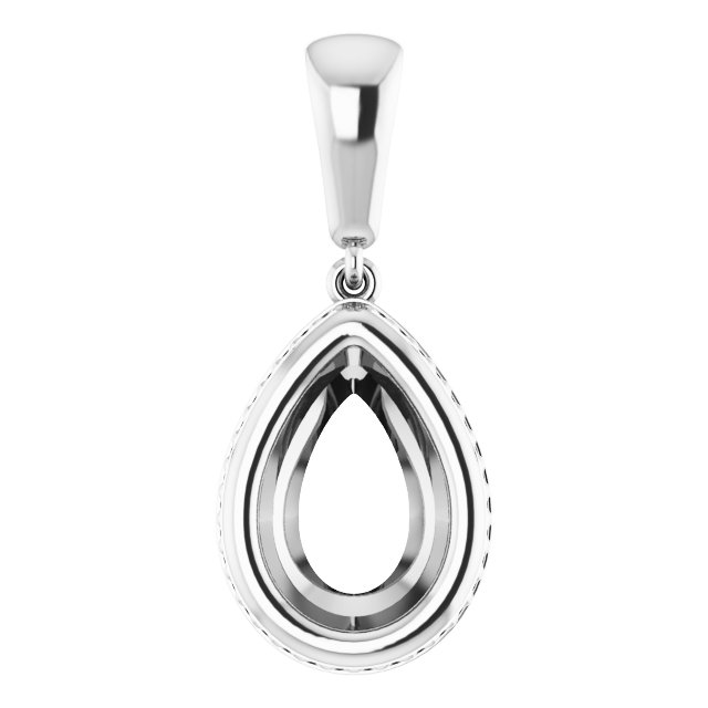 Bezel-Set Solitaire Pendant