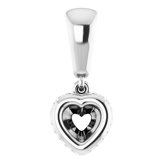 Bezel-Set Solitaire Pendant