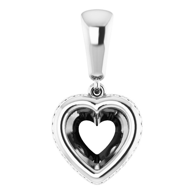 Bezel-Set Solitaire Pendant
