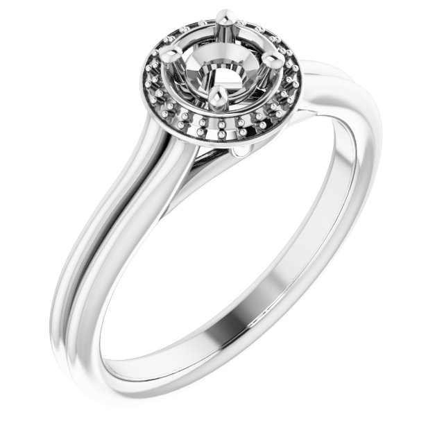 Halo-Style Engagement Ring