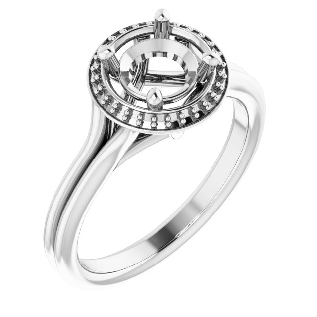 Halo-Style Engagement Ring