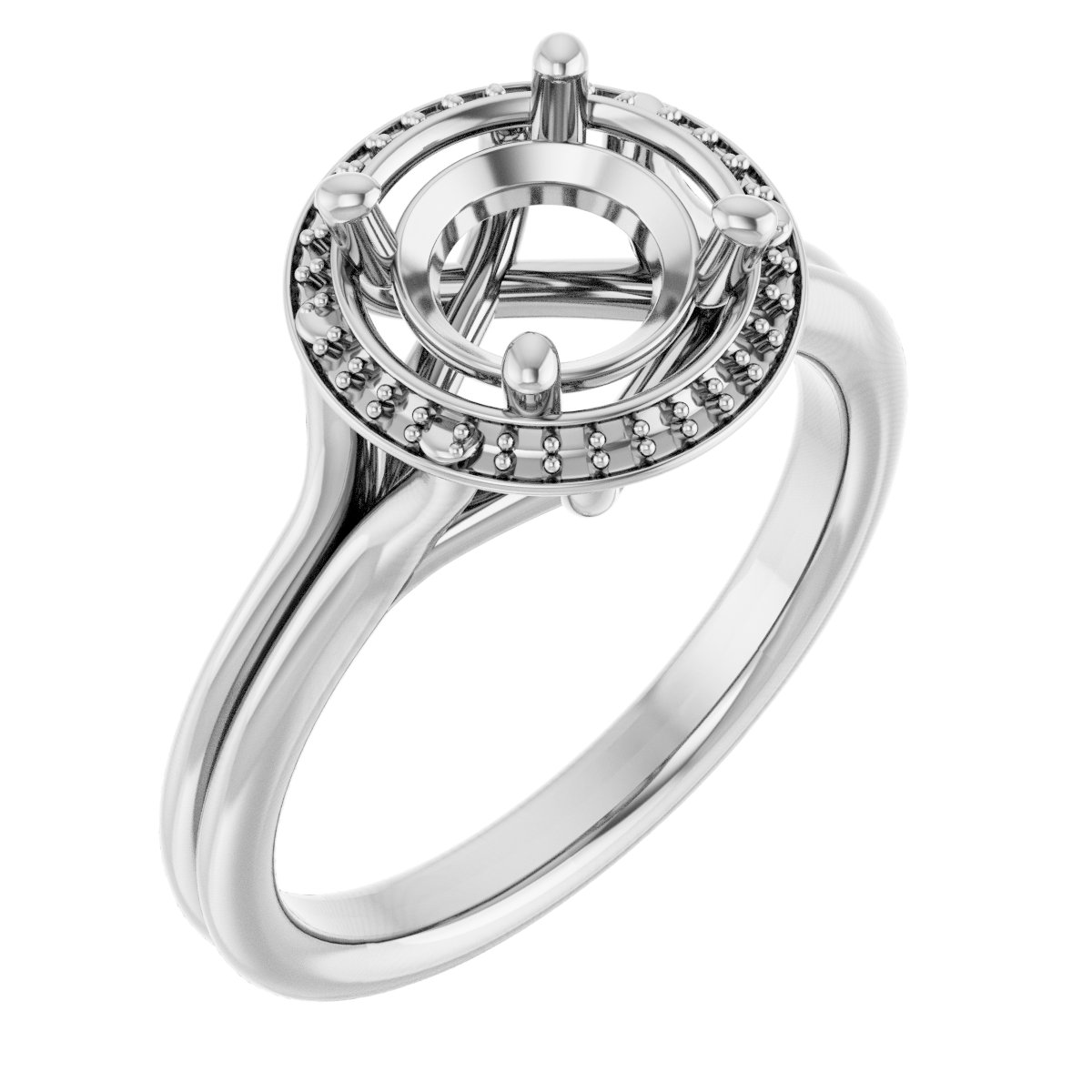 Halo-Style Engagement Ring
