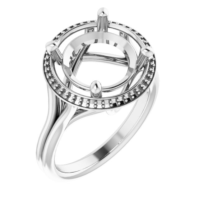 Halo-Style Engagement Ring