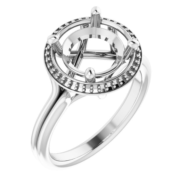Halo-Style Engagement Ring