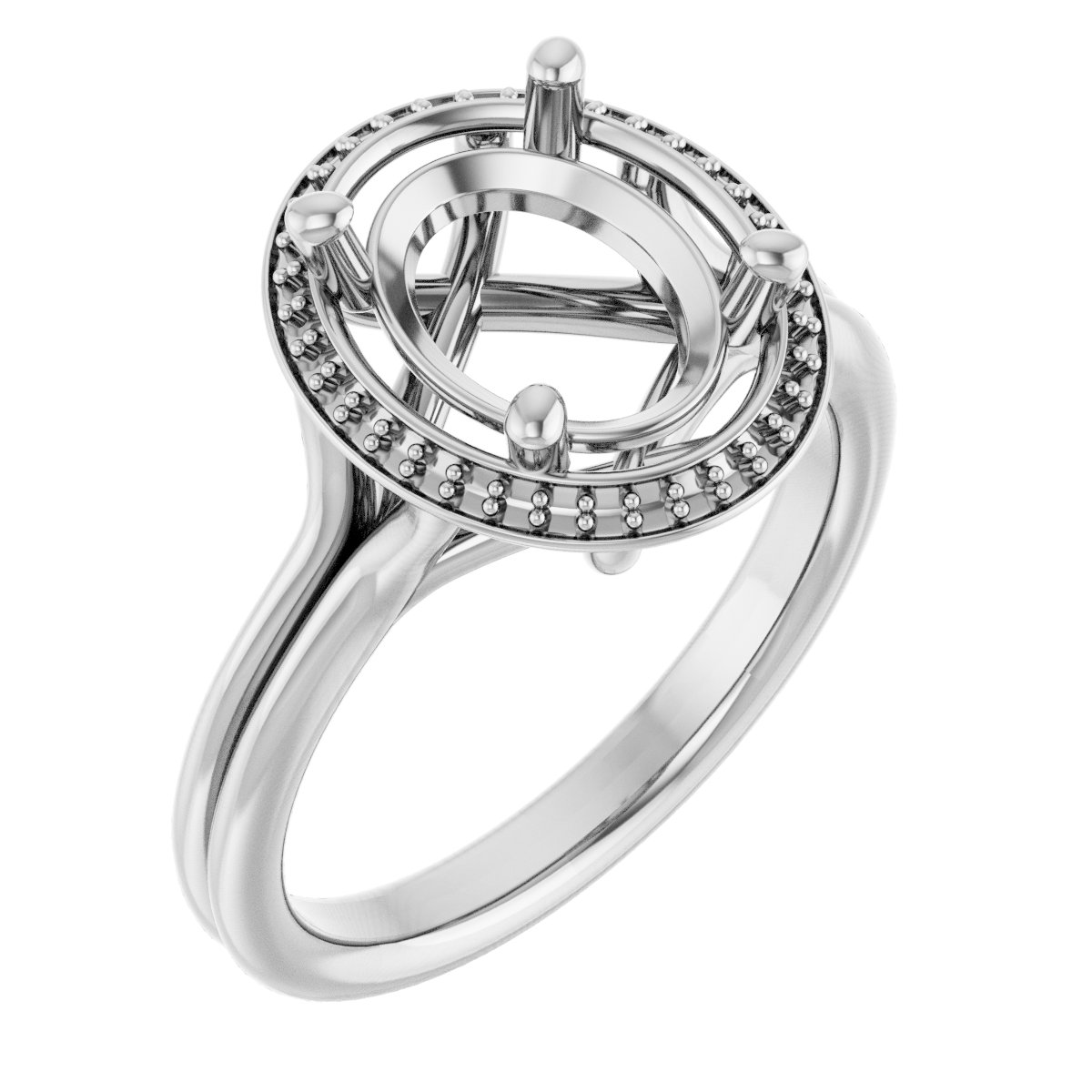 Halo-Style Engagement Ring