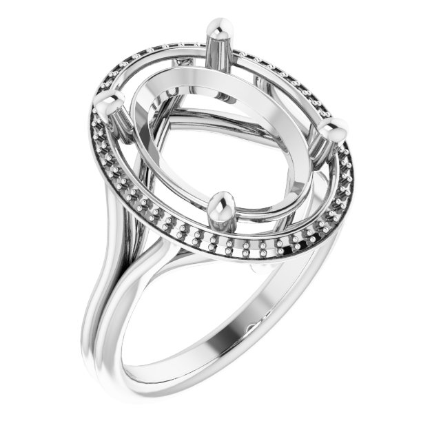 Halo-Style Engagement Ring