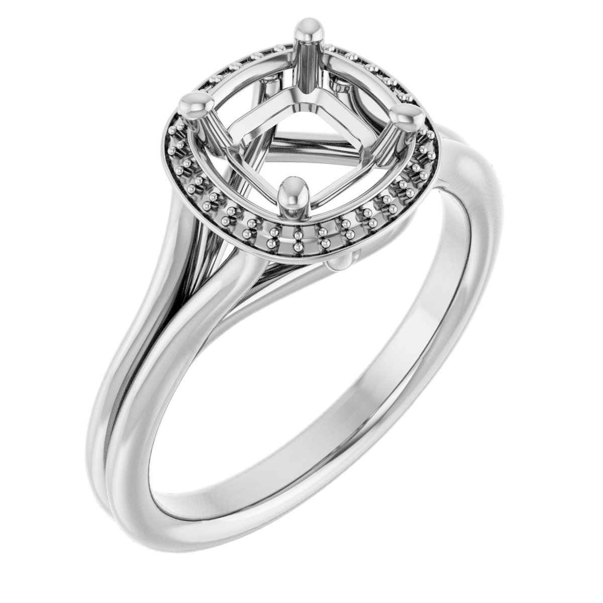 Halo-Style Engagement Ring