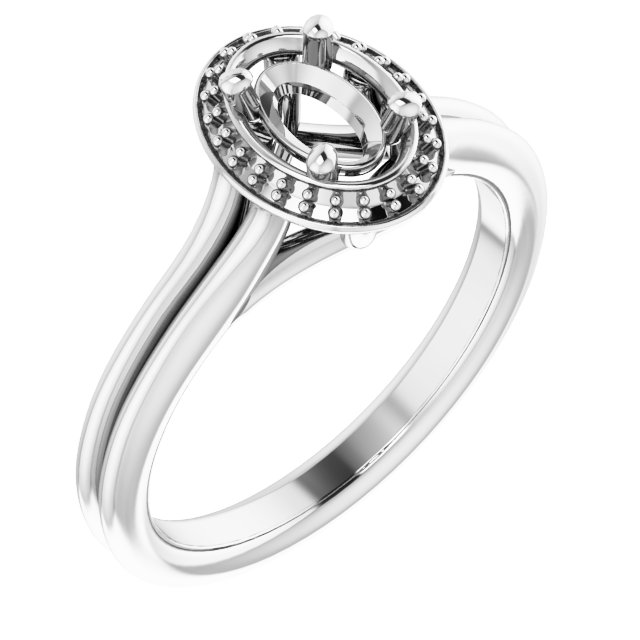 Halo-Style Engagement Ring