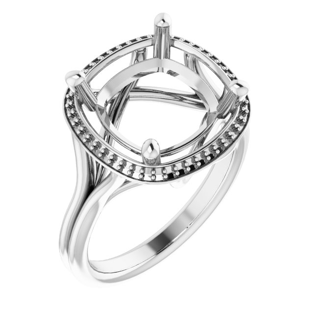 Halo-Style Engagement Ring