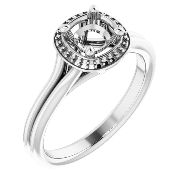 Halo-Style Engagement Ring