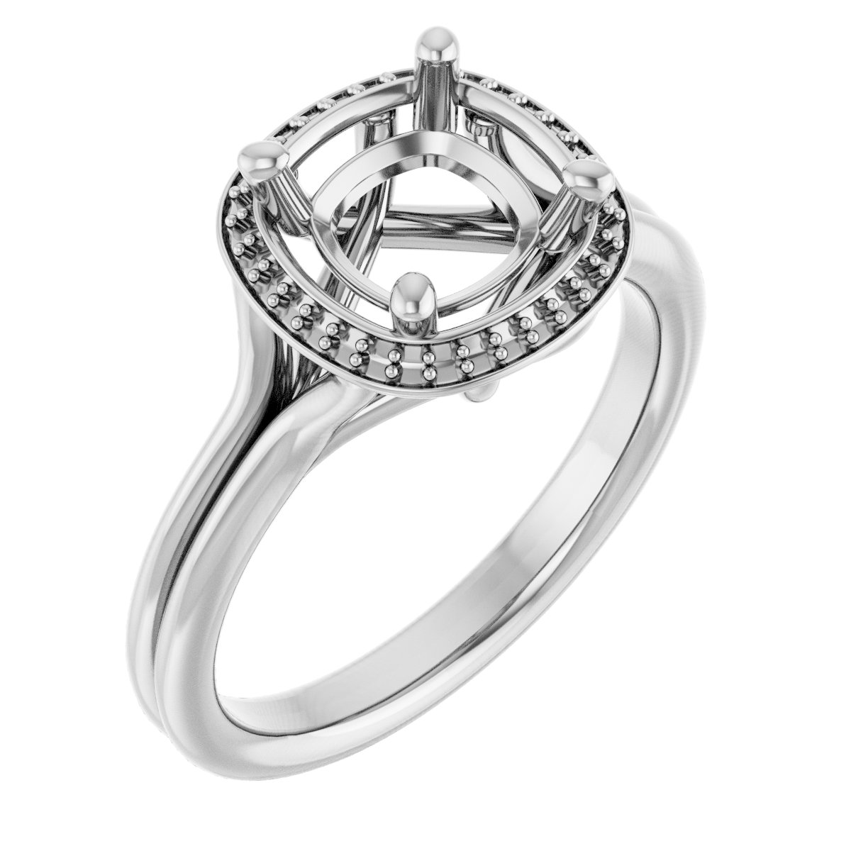 Halo-Style Engagement Ring
