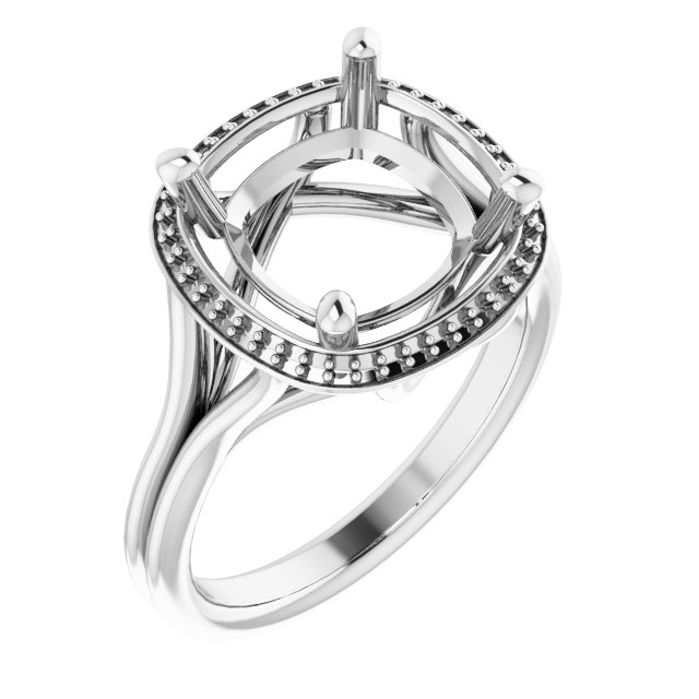 Halo-Style Engagement Ring
