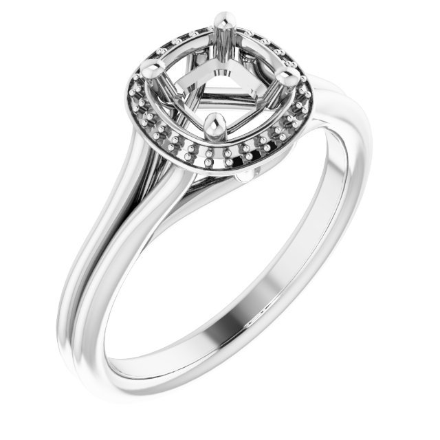 Halo-Style Engagement Ring