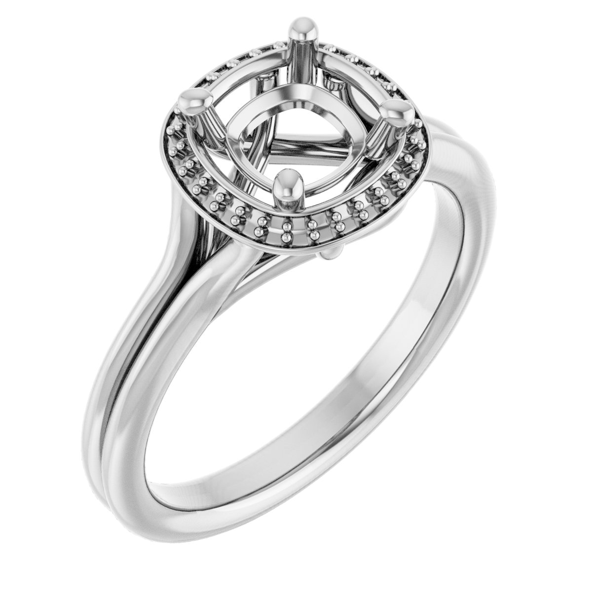 Halo-Style Engagement Ring