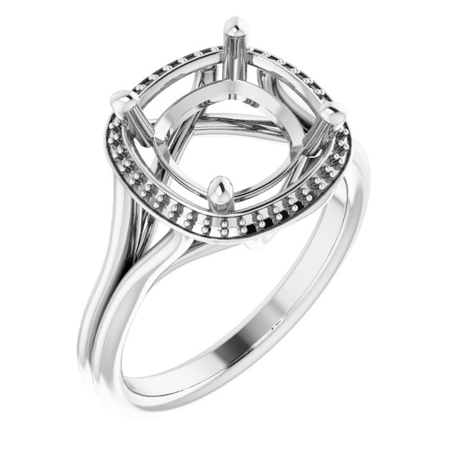 Halo-Style Engagement Ring