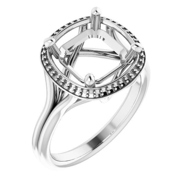 Halo-Style Engagement Ring