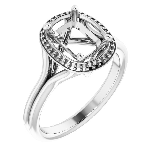 Halo-Style Engagement Ring