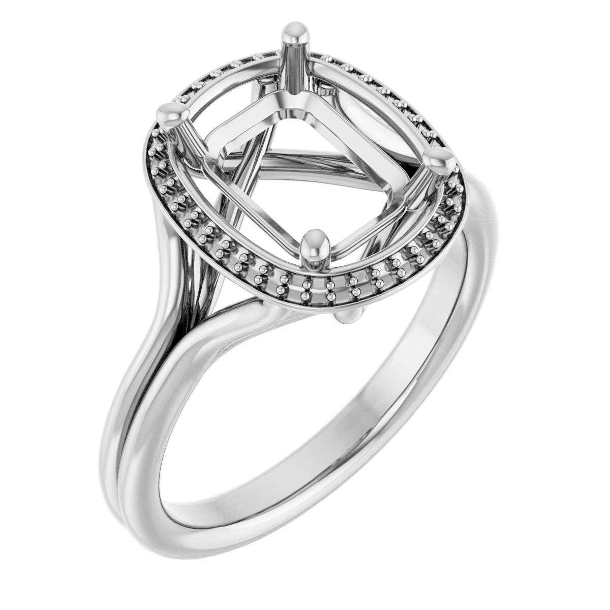 Halo-Style Engagement Ring