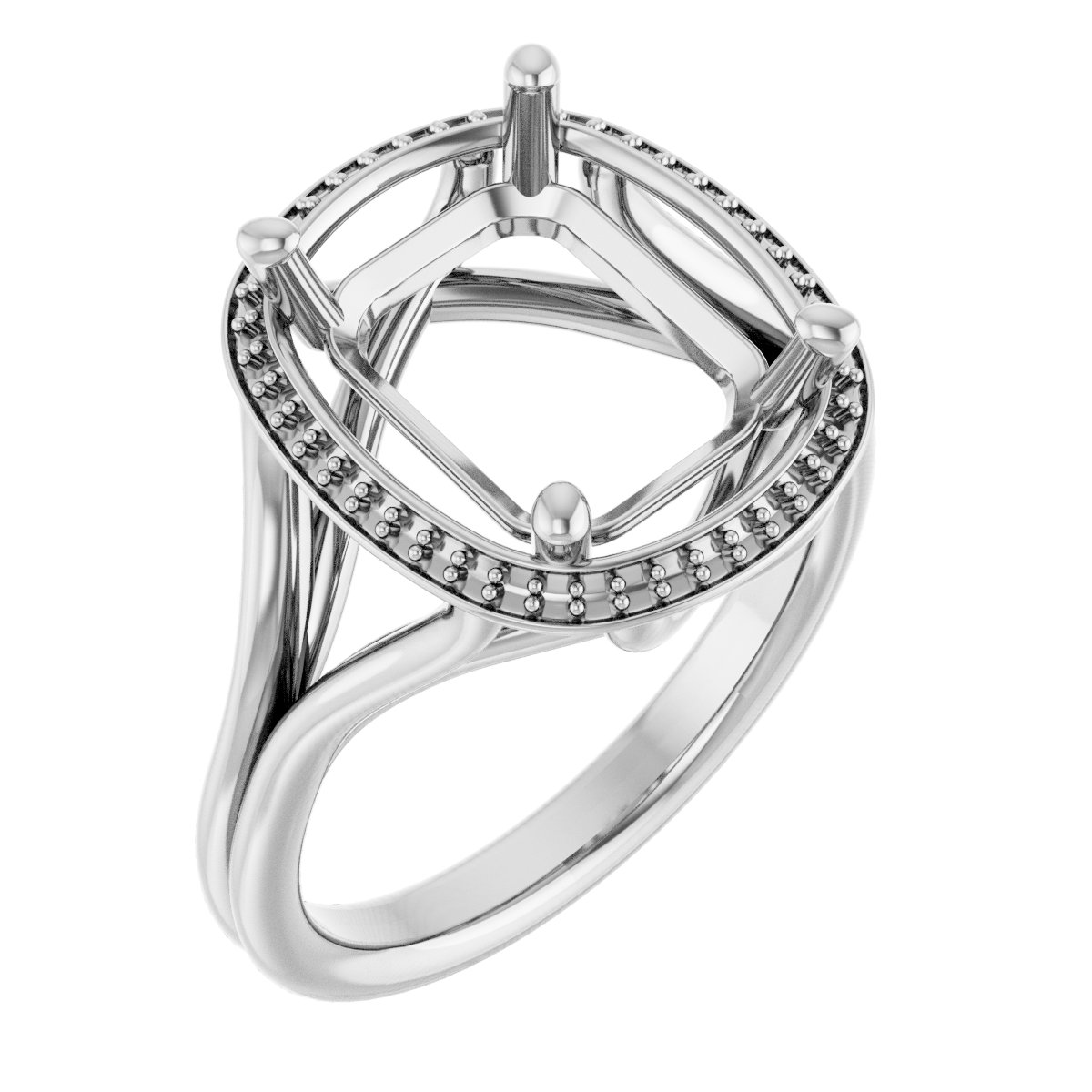 Halo-Style Engagement Ring