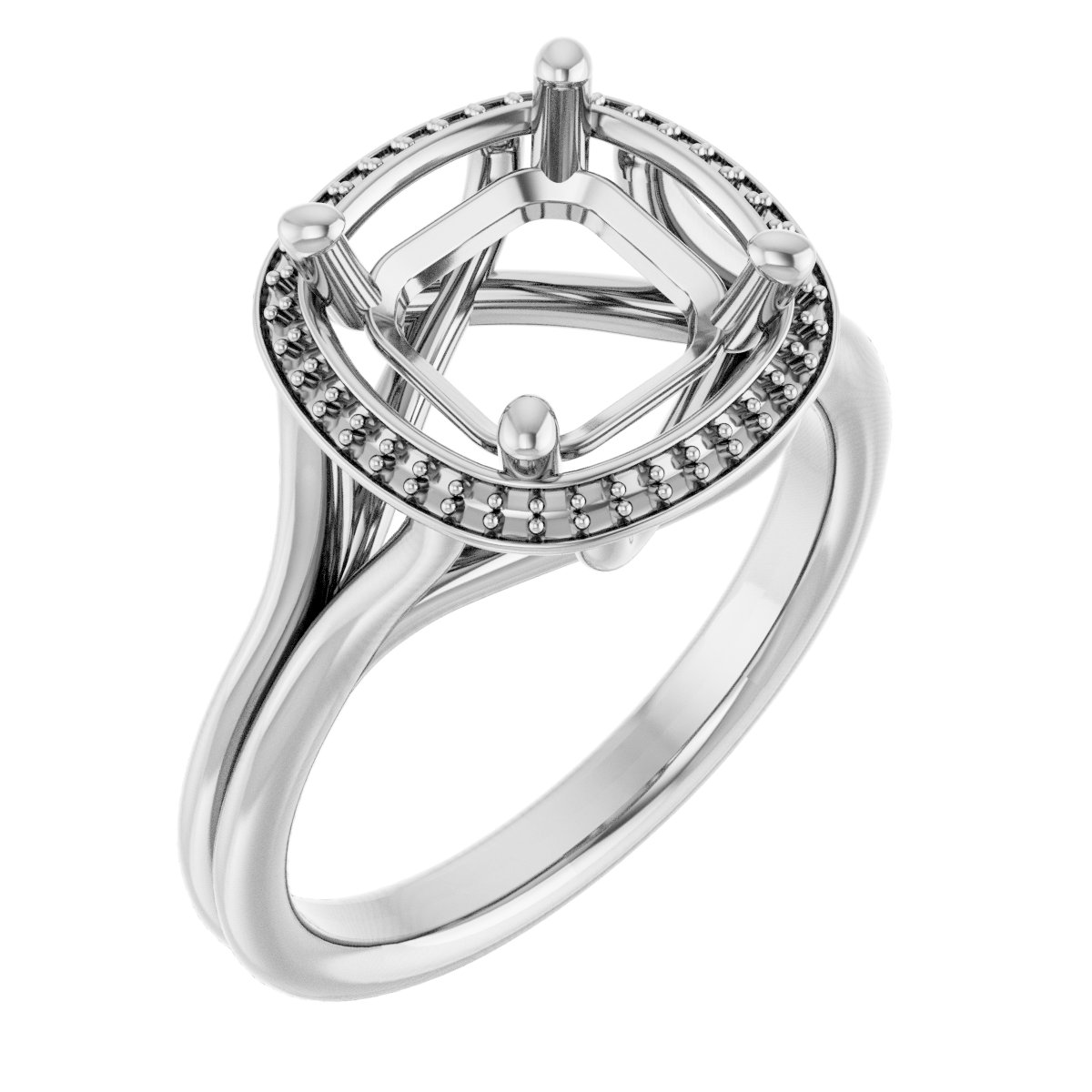 Halo-Style Engagement Ring