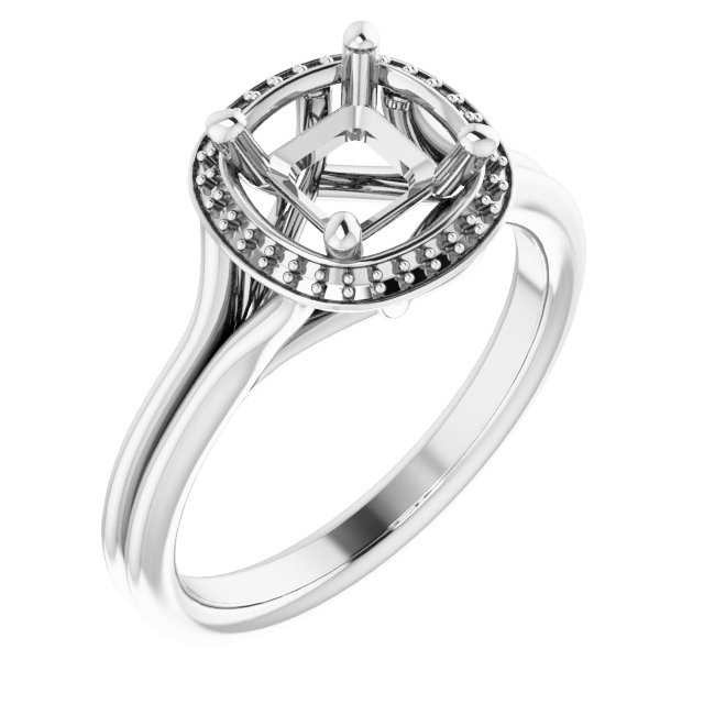 Halo-Style Engagement Ring