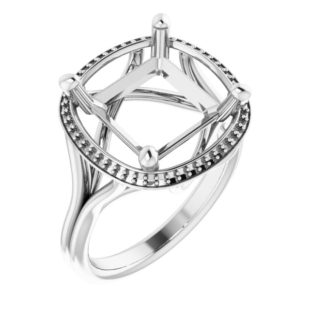 Halo-Style Engagement Ring