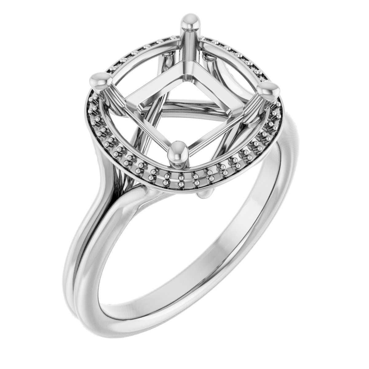 Halo-Style Engagement Ring
