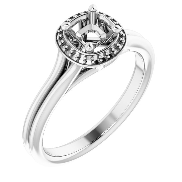 Halo-Style Engagement Ring
