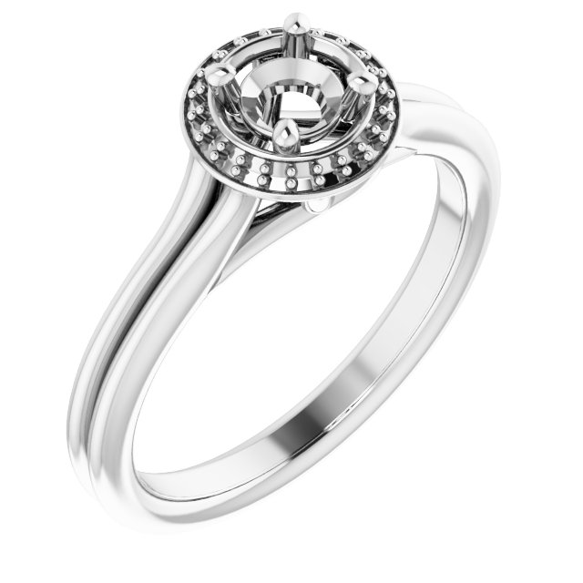 Halo-Style Engagement Ring