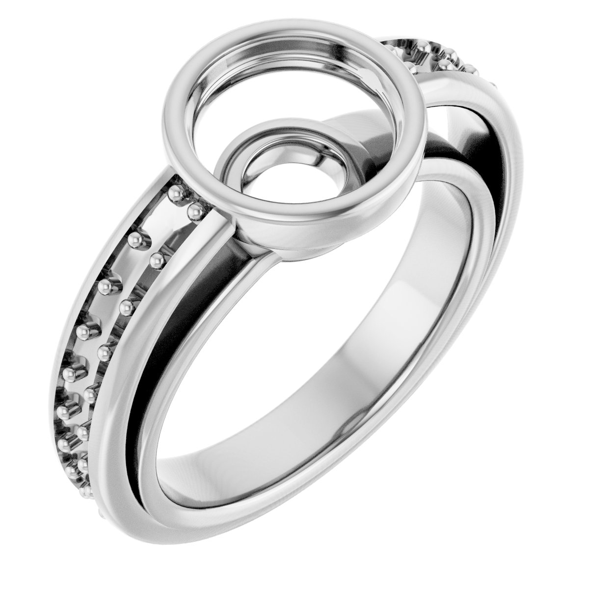 Bezel-Set Solitaire Engagement Ring