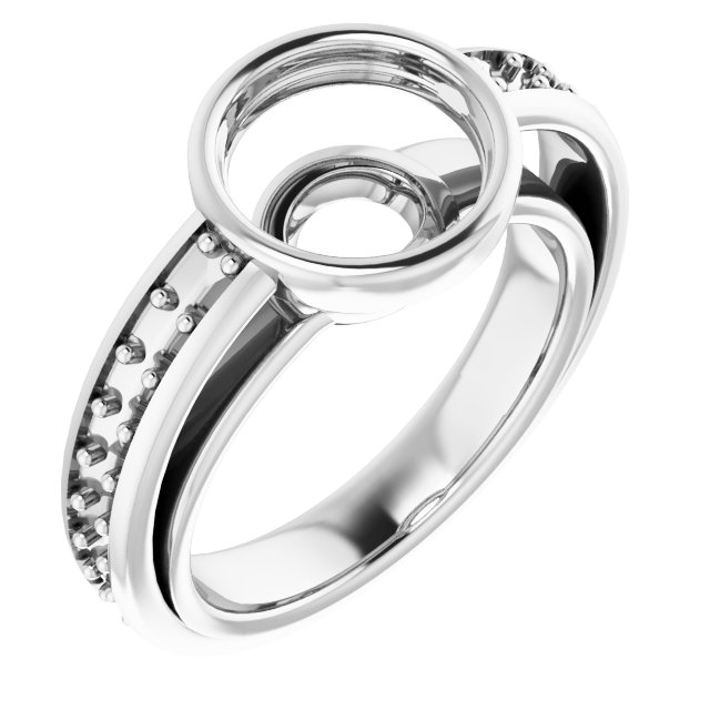 Bezel-Set Solitaire Engagement Ring