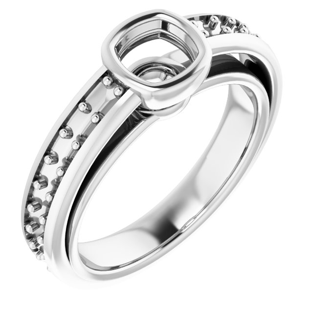 Bezel-Set Solitaire Engagement Ring