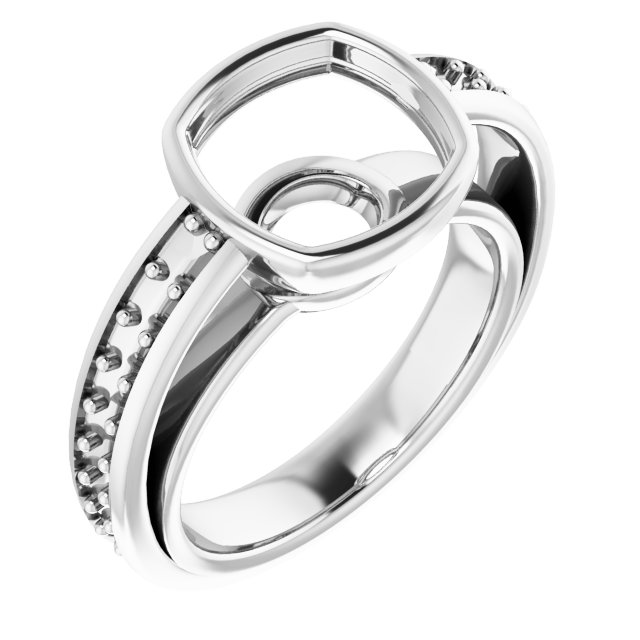 Bezel-Set Solitaire Engagement Ring